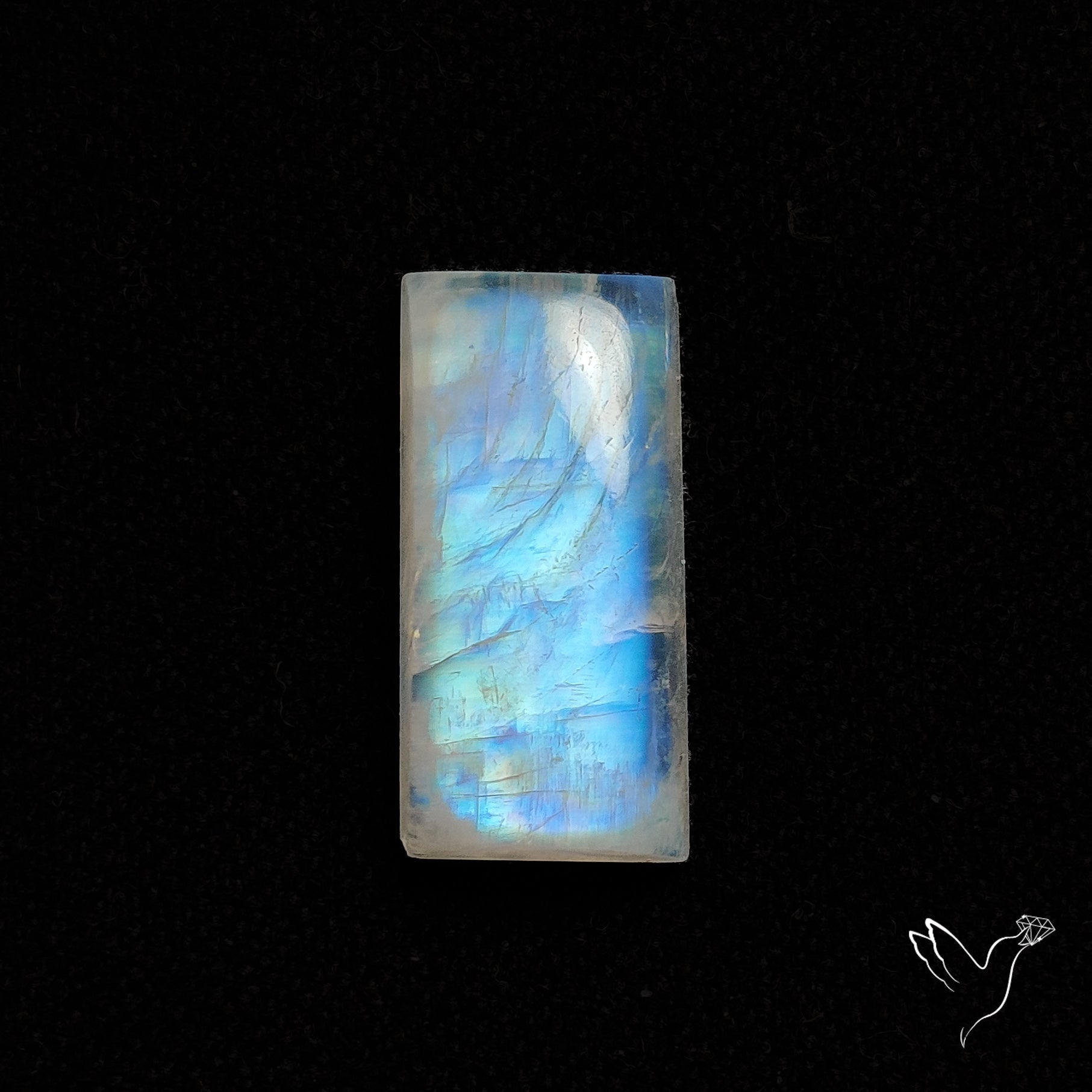 Rainbow Moonstone Cabochon