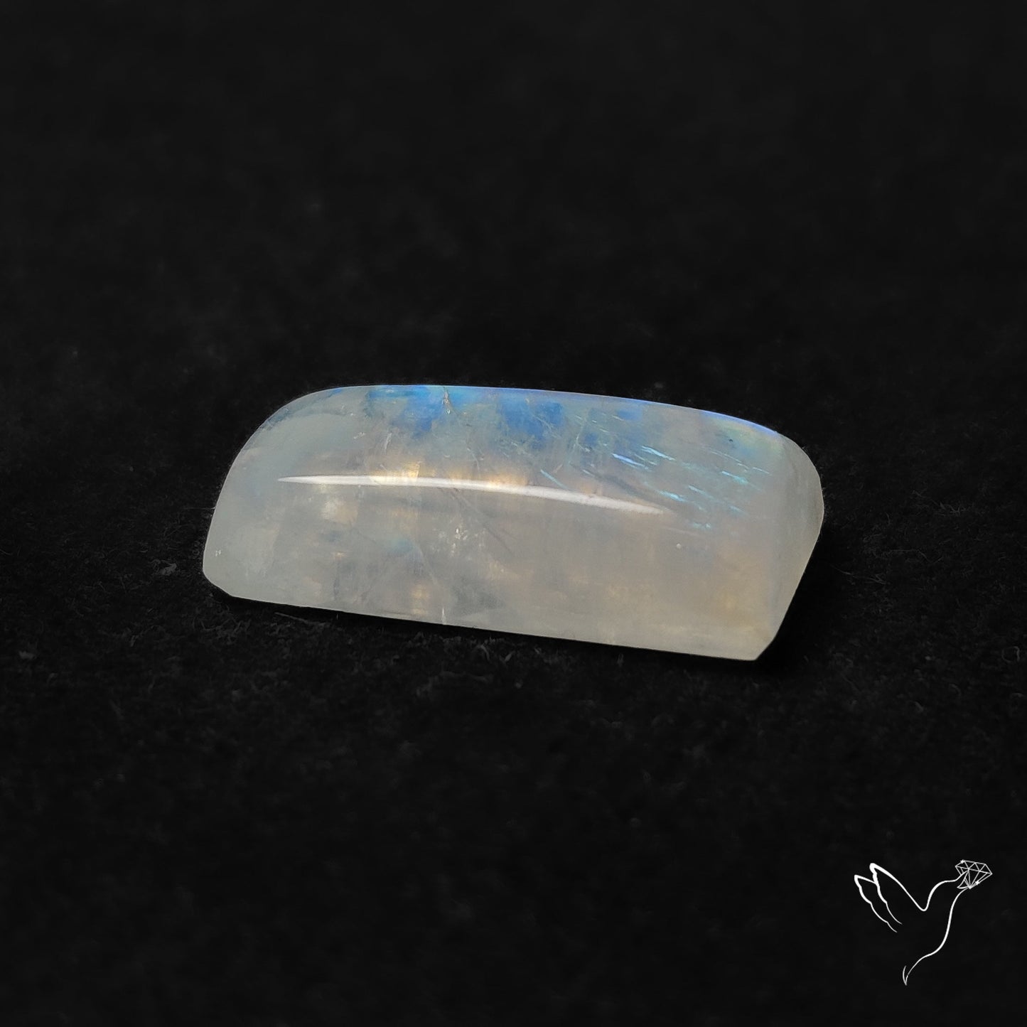 Rainbow Moonstone Cabochon