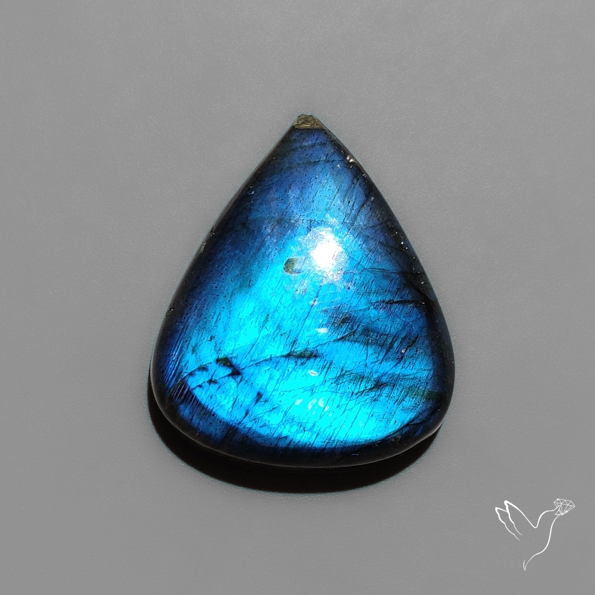 Deep Blue Labradorite Cabochon
