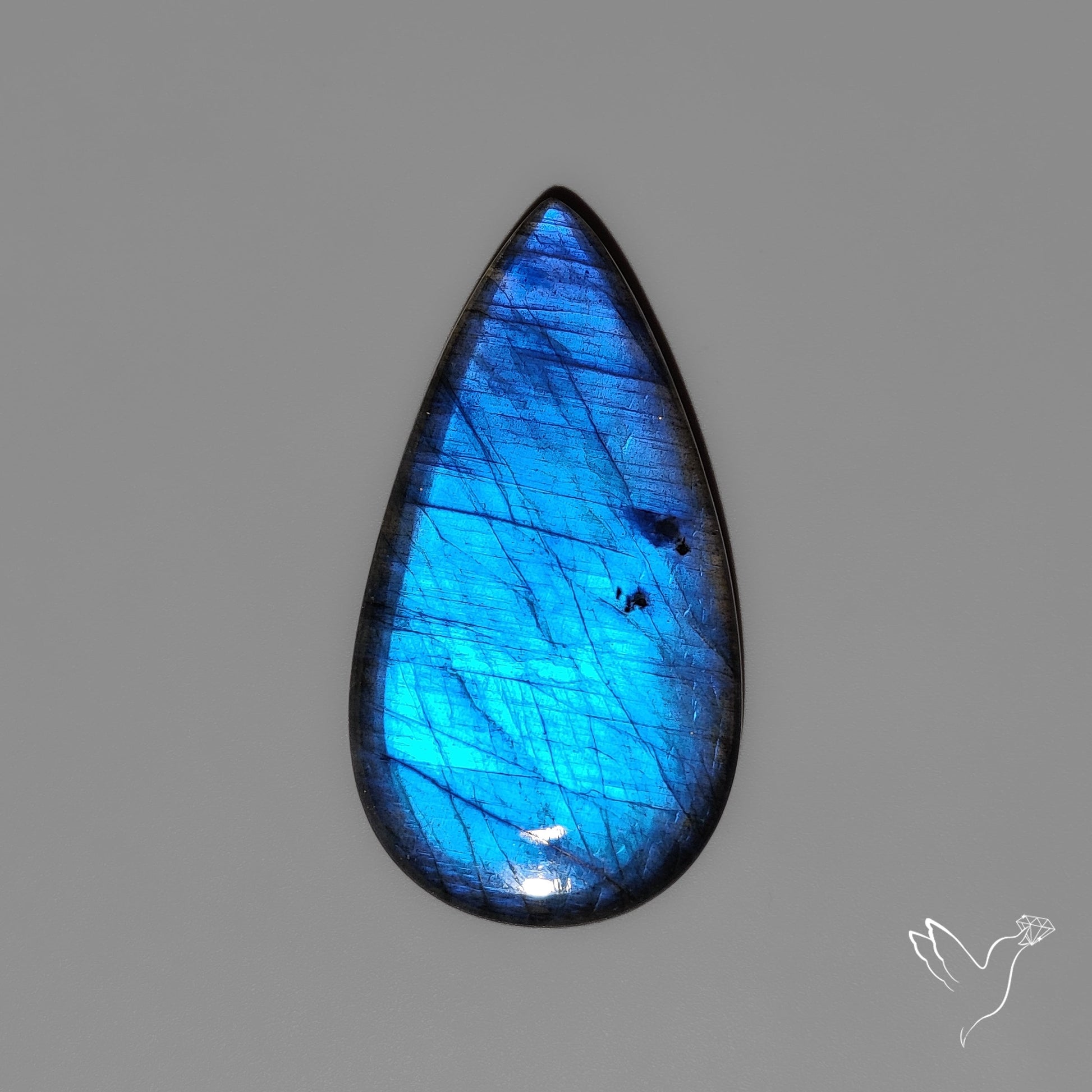 Deep Blue Spetrolite Cabochon