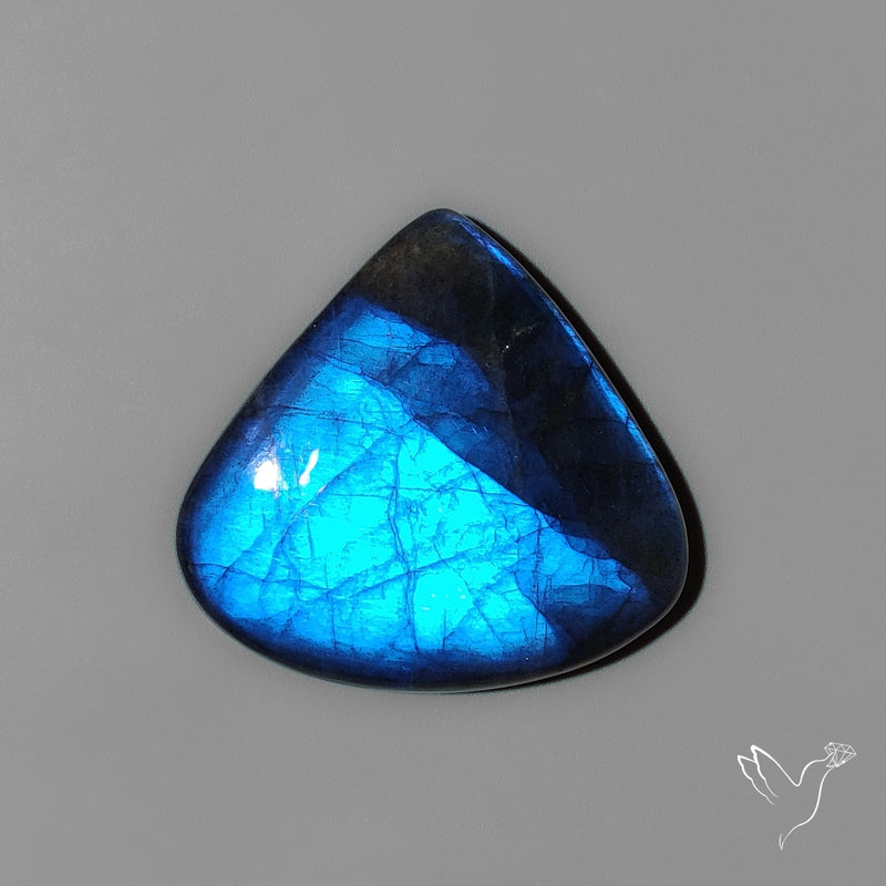 Deep Blue Labradorite Cabochon