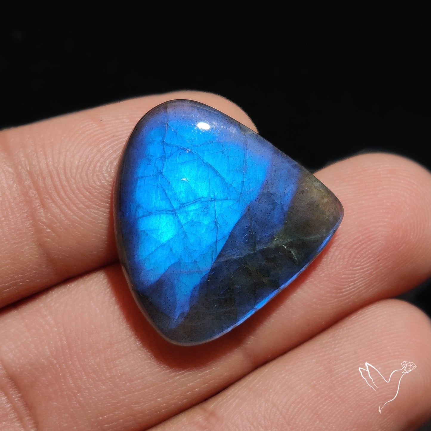 Deep Blue Labradorite Cabochon