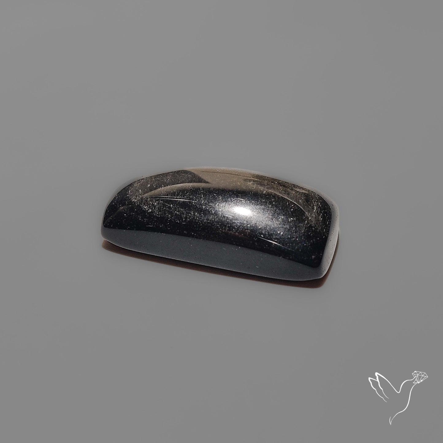 Silversheen Obsidian Cabochon