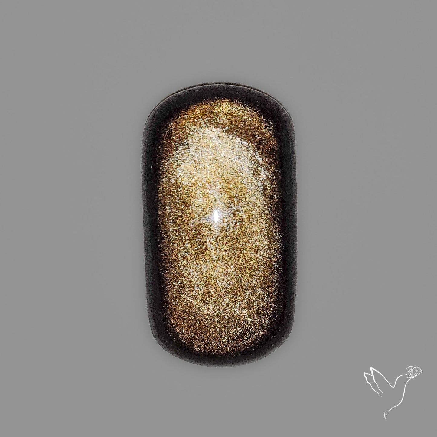 Goldsheen Obsidian Cabochon