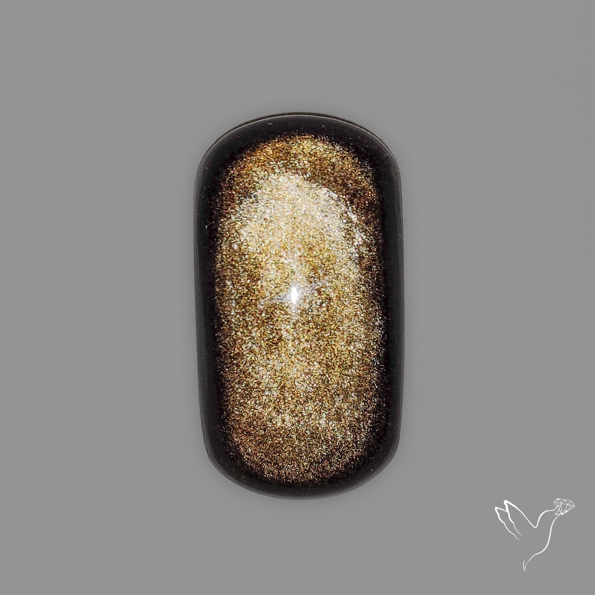 Goldsheen Obsidian Cabochon