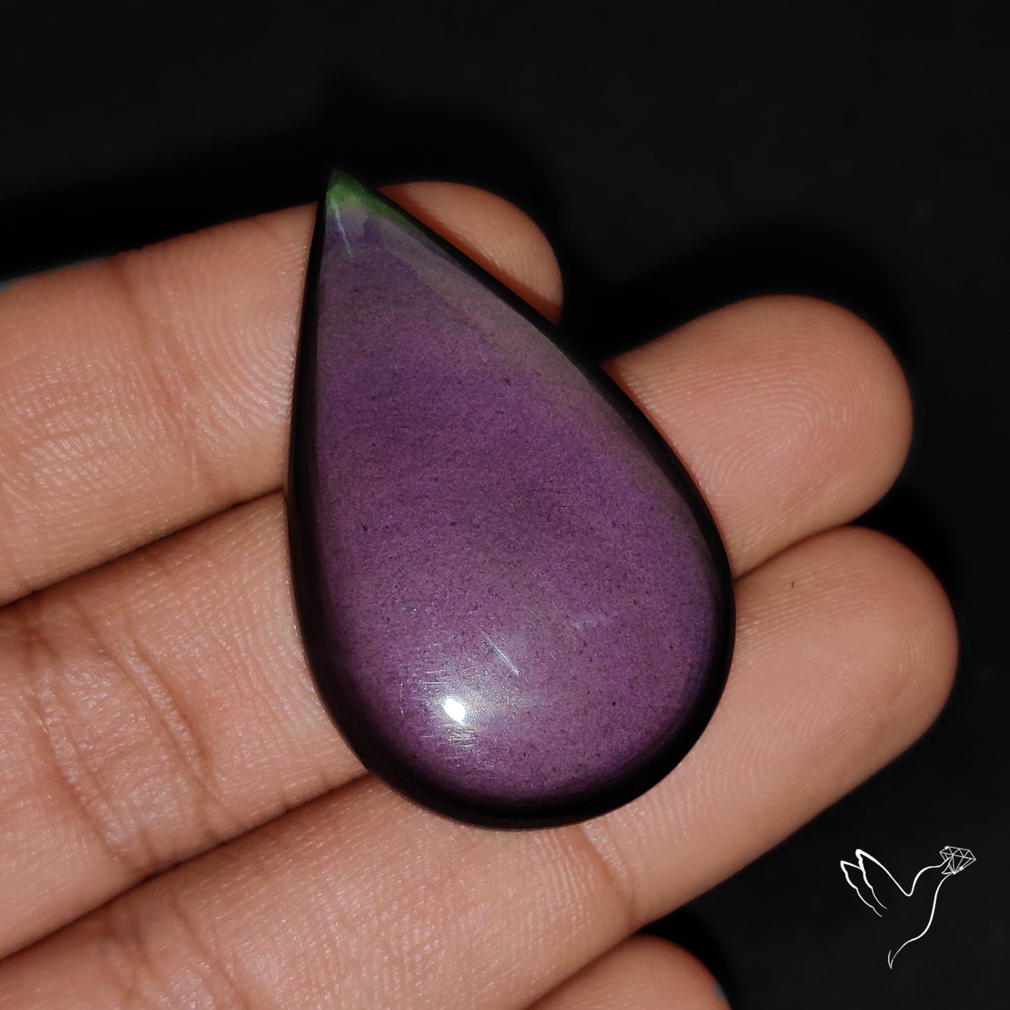 Rainbow Obsidian Cabochon