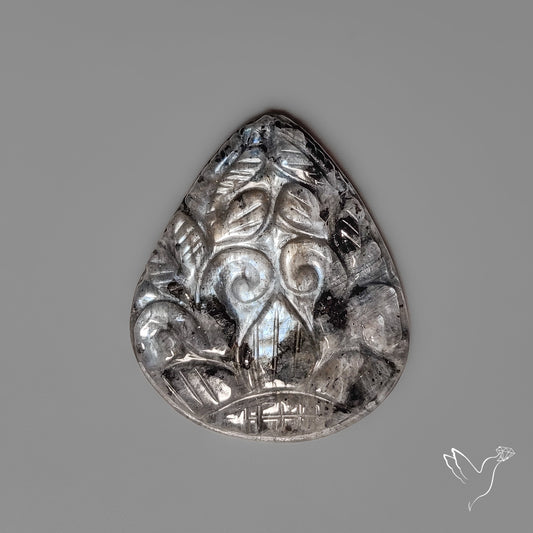 Larvikite Feldspar Mughal Carving