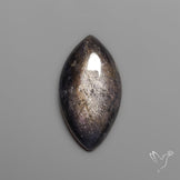 Dark Iolite Sunstone Cabochon