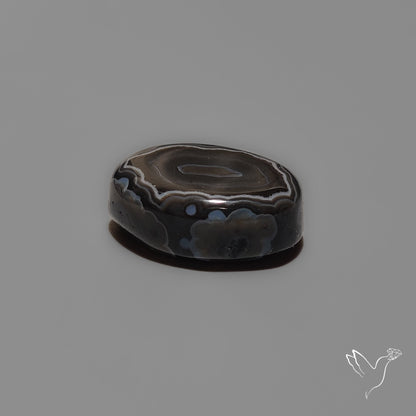 Black Banded Agate Cabochon