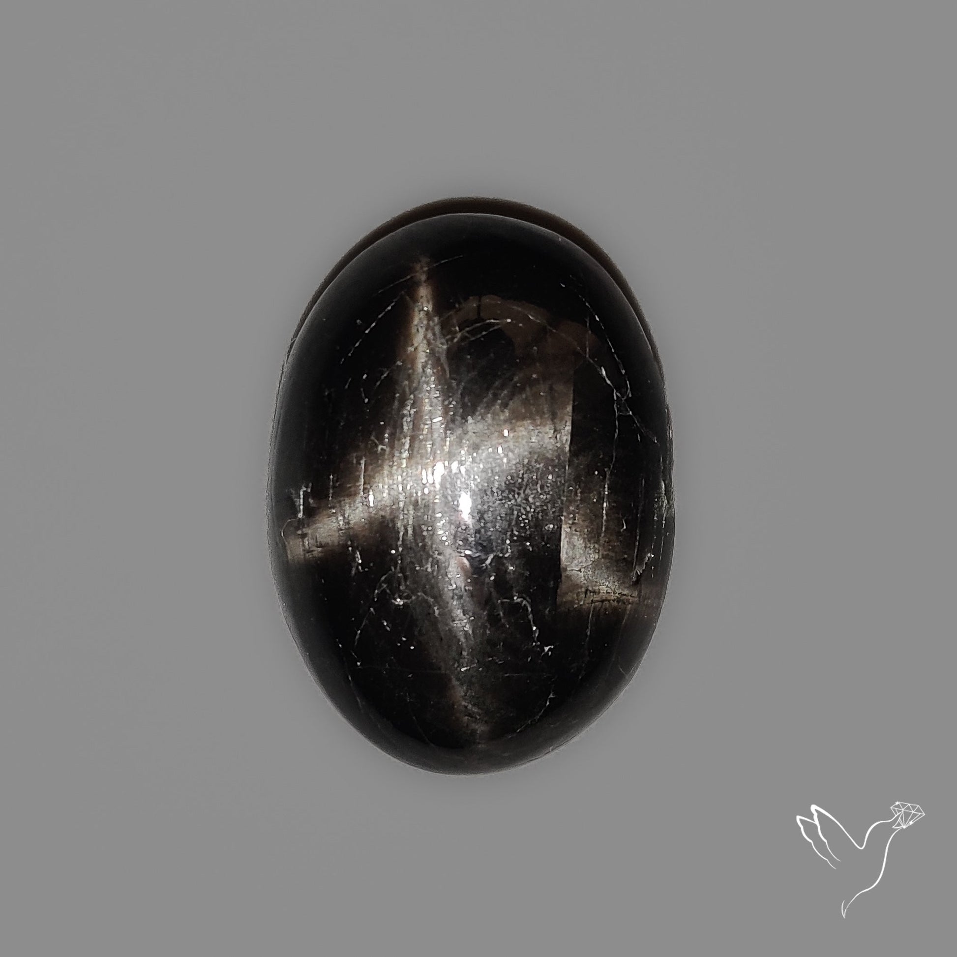Black Star Diopside Cabochon
