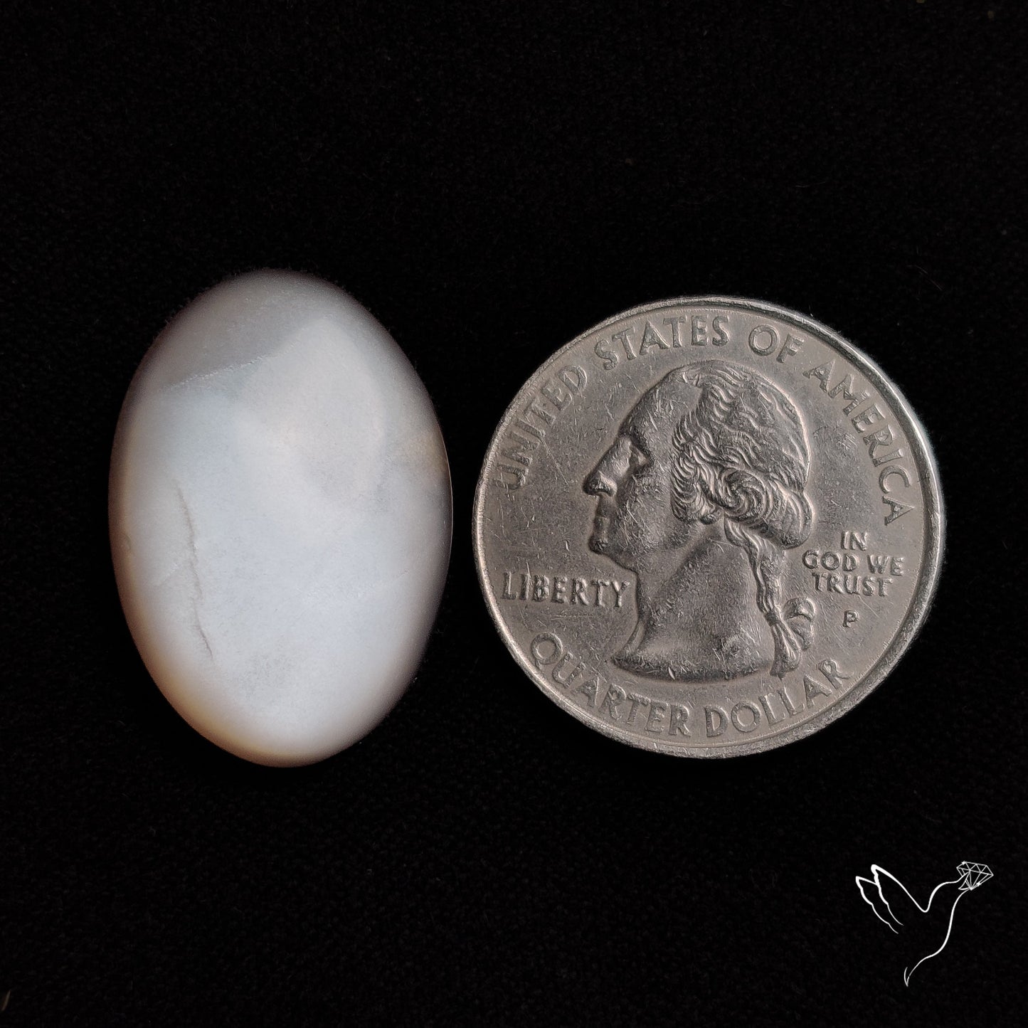 Gray Moonstone Cabochon