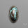 Morenci Turquoise High Domed Cabochon with Pyrtie Inclusion