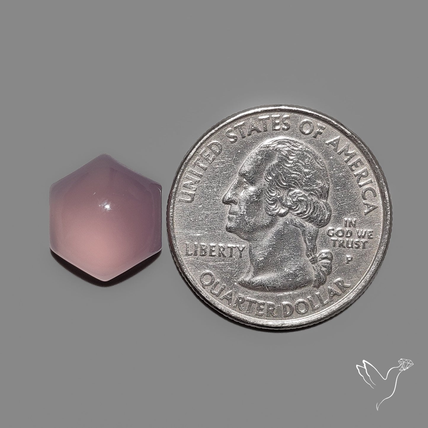 Rose Chalcedony Cabochon