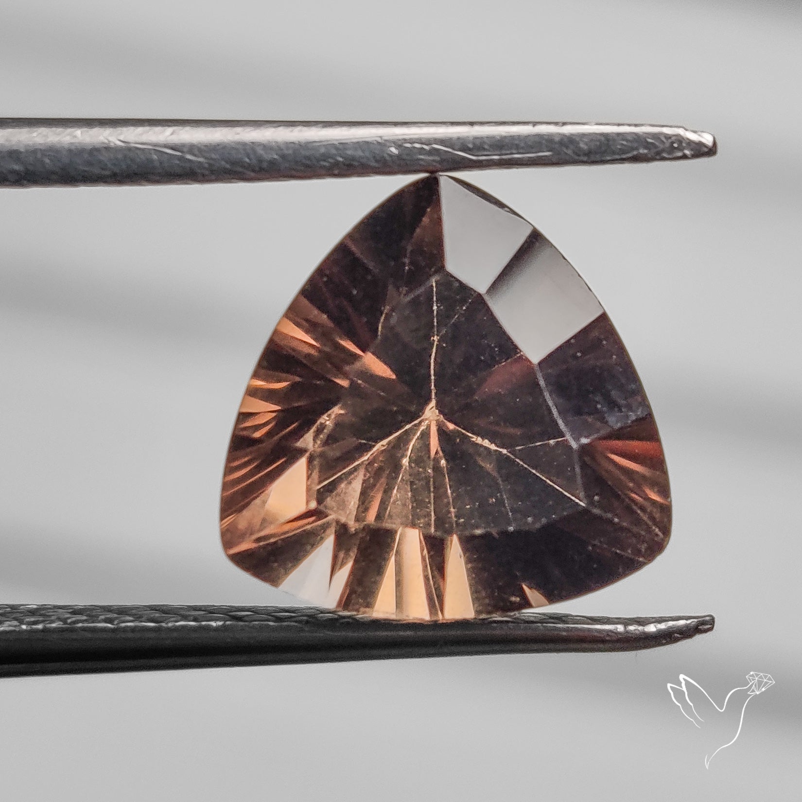 Millennium Cut Faceted Smoky Quartz