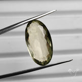 Faceted Prasiolite