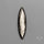 Rose Cut Long Silversheen Obsidian