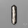 Rose Cut Long Silversheen Obsidian