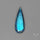 Portrait Cut Blue Labradorite Flat Backed