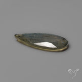 Portrait Cut Blue Labradorite Flat Backed