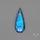 Portrait Cut Blue Labradorite Flat Backed