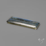 Portrait Cut Blue Labradorite Flat Backed