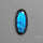 Portrait Cut Blue Labradorite Flat Backed