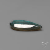 Portrait Cut Blue Labradorite Flat Backed