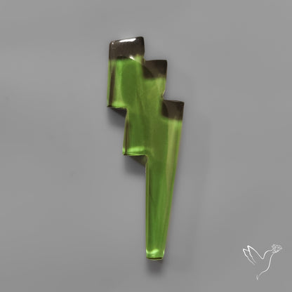 Color Shifting Diaspora Lightening Bolt Carving