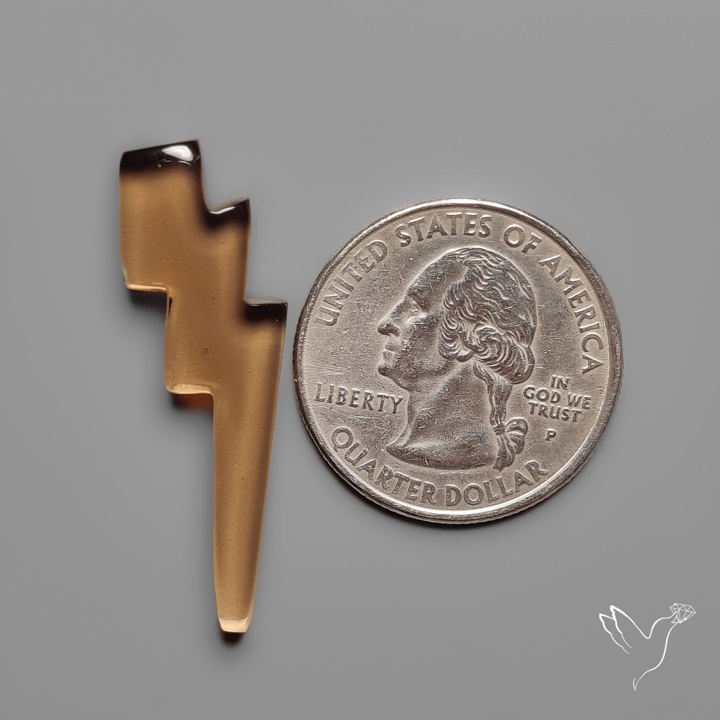 Color Shifting Diaspora Lightening Bolt Carving