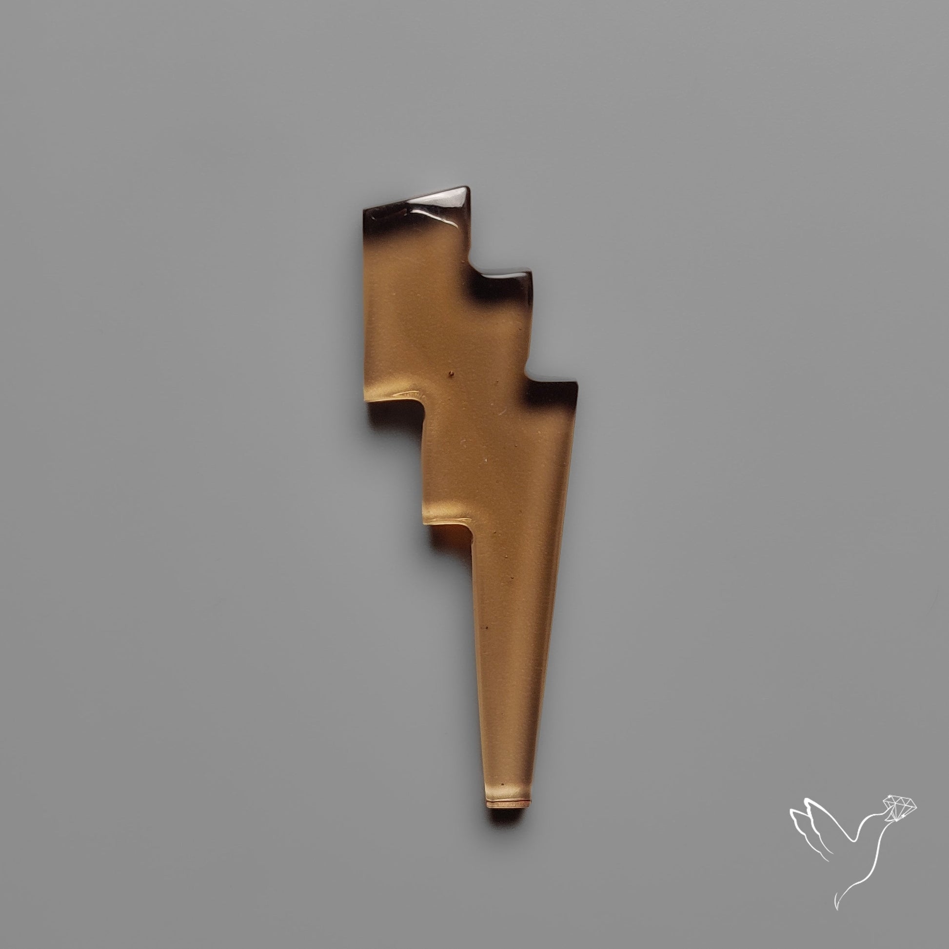 Color Shifting Diaspora Lightening Bolt Carving