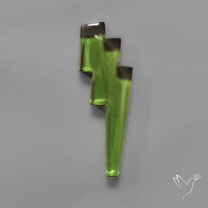 Color Shifting Diaspora Lightening Bolt Carving