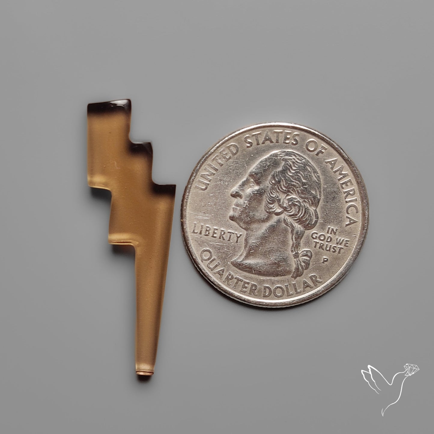 Color Shifting Diaspora Lightening Bolt Carving