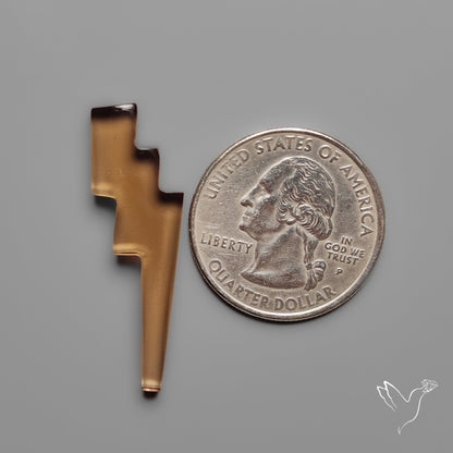 Color Shifting Diaspora Lightening Bolt Carving