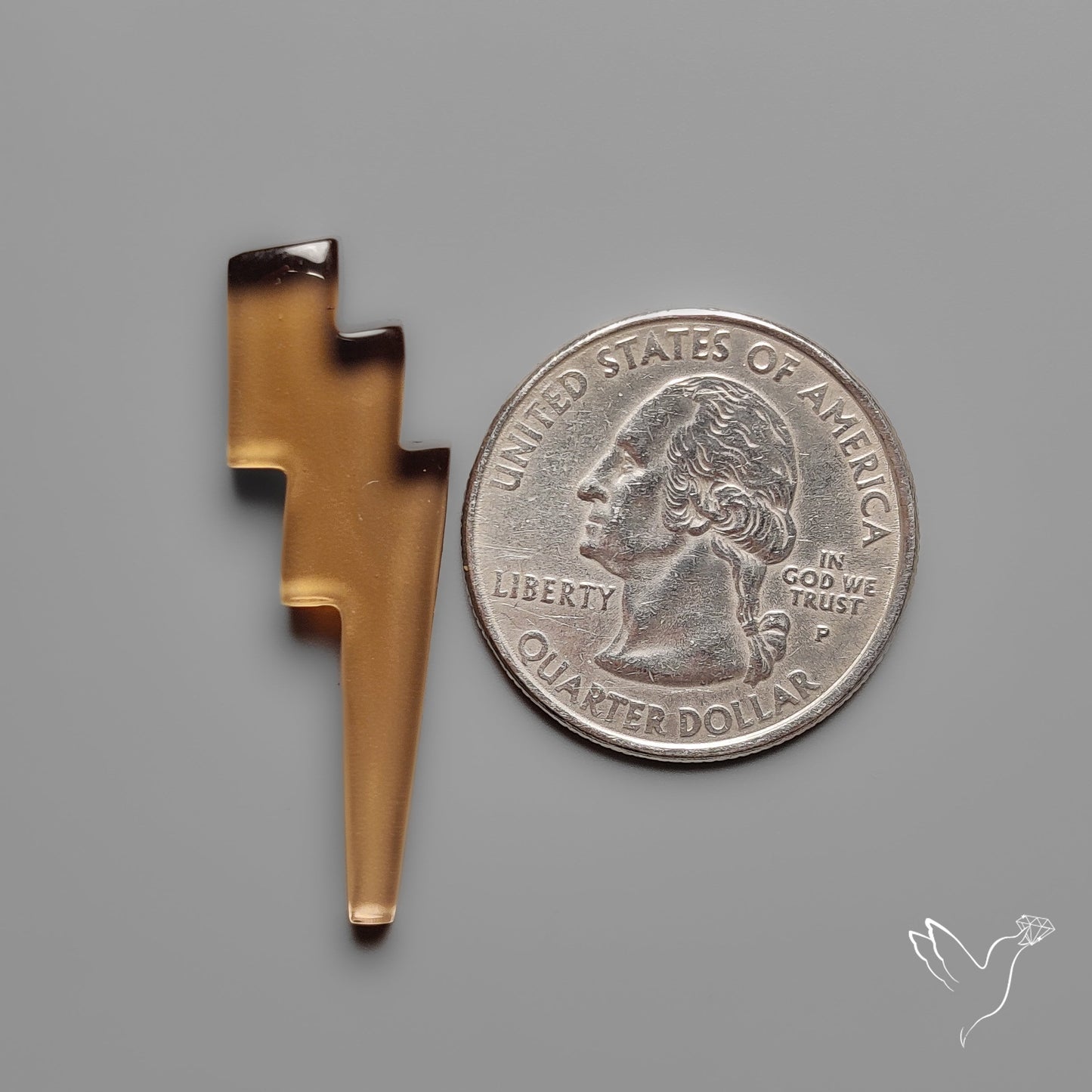 Color Shifting Diaspora Lightening Bolt Carving