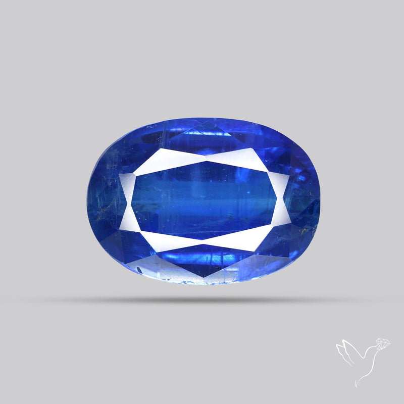 Blue Kyanite Faceted Fine Gemstone