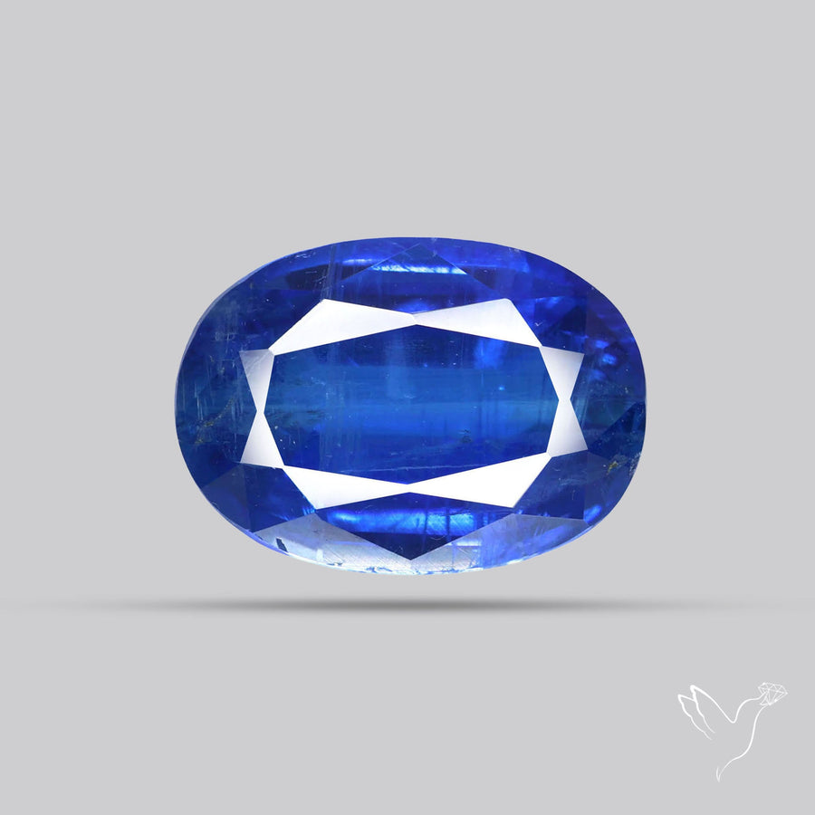 Blue Kyanite Faceted Fine Gemstone