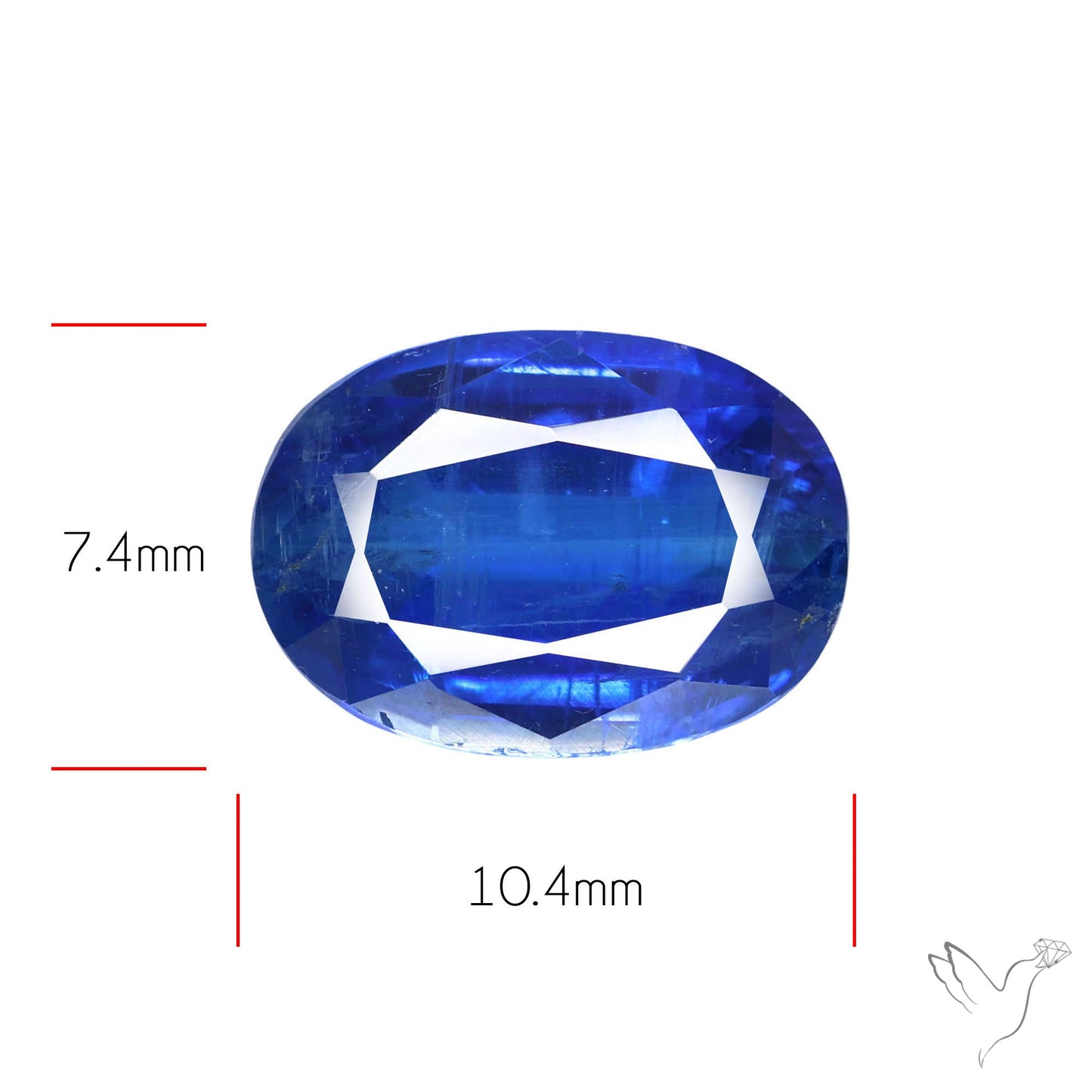 Blue Kyanite Faceted Fine Gemstone