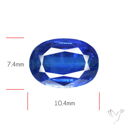 Blue Kyanite Faceted Fine Gemstone