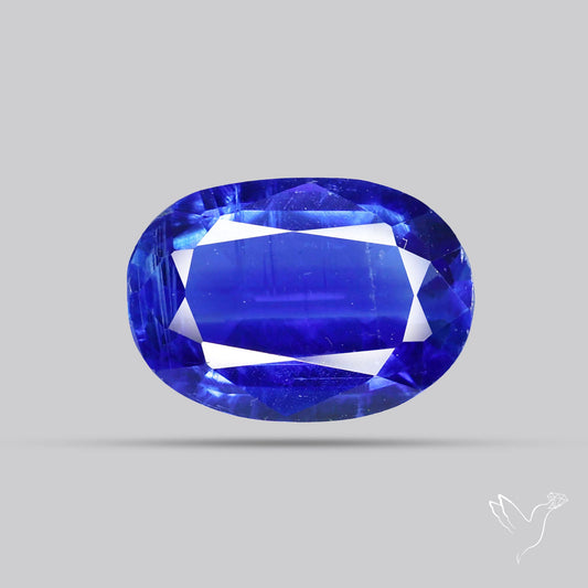 Blue Kyanite Faceted Fine Gemstone