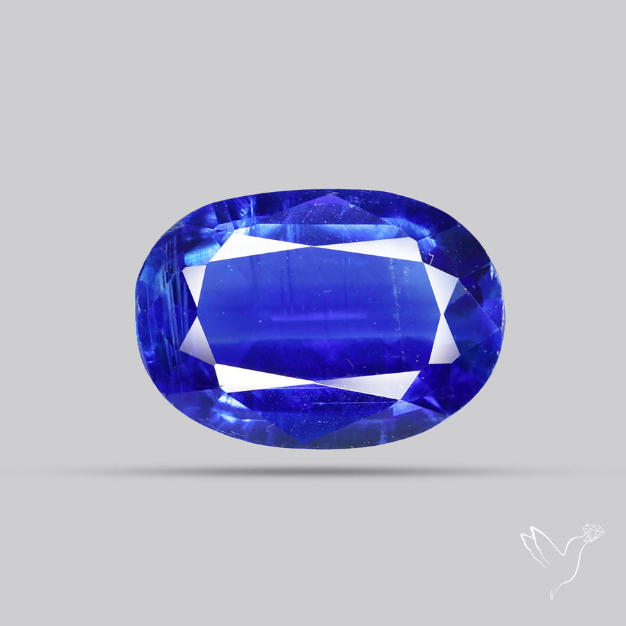 Blue Kyanite Faceted Fine Gemstone