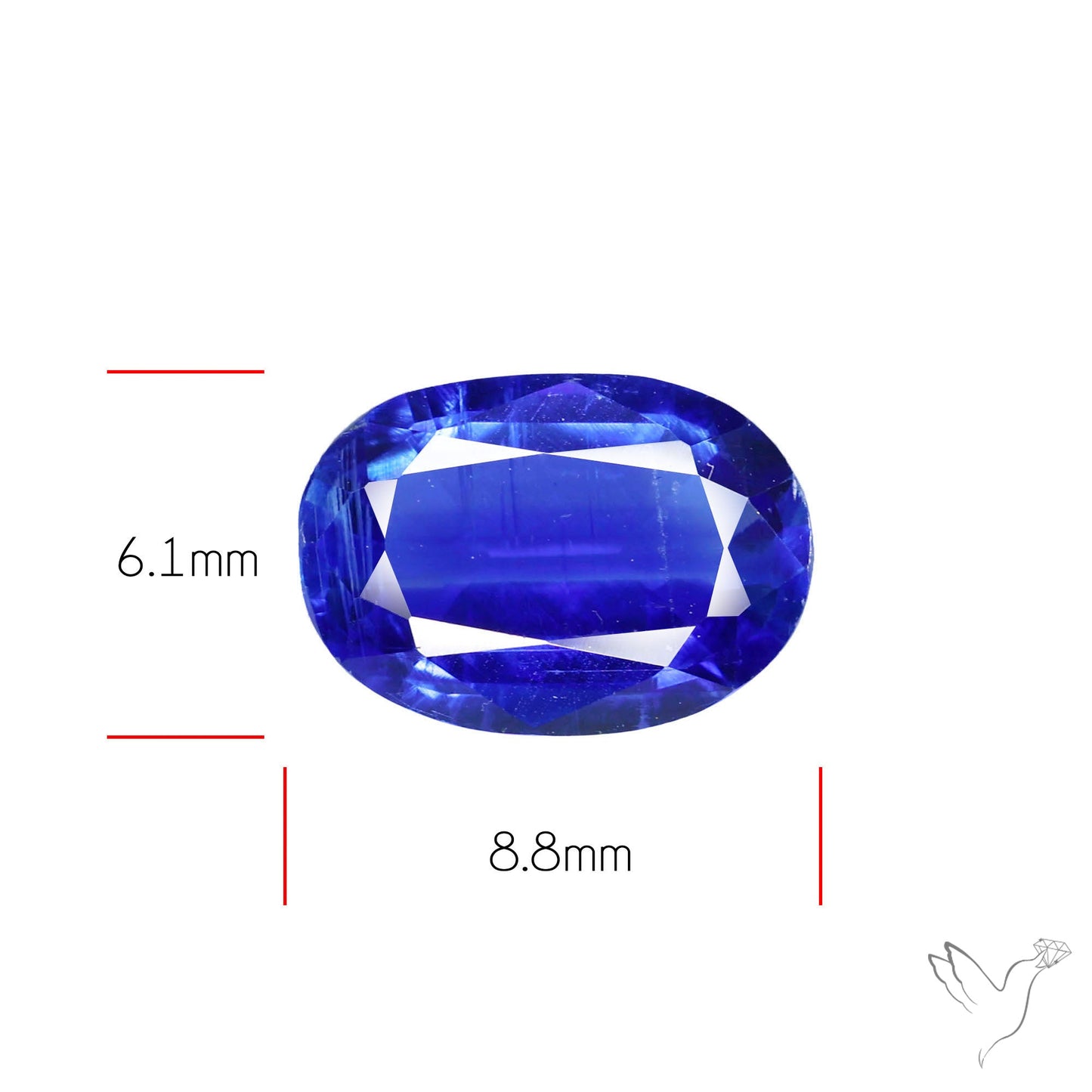 Blue Kyanite Faceted Fine Gemstone