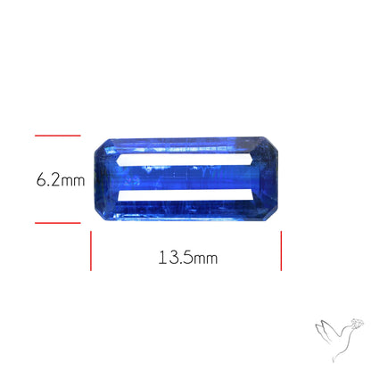 Blue Kyanite Faceted Fine Gemstone