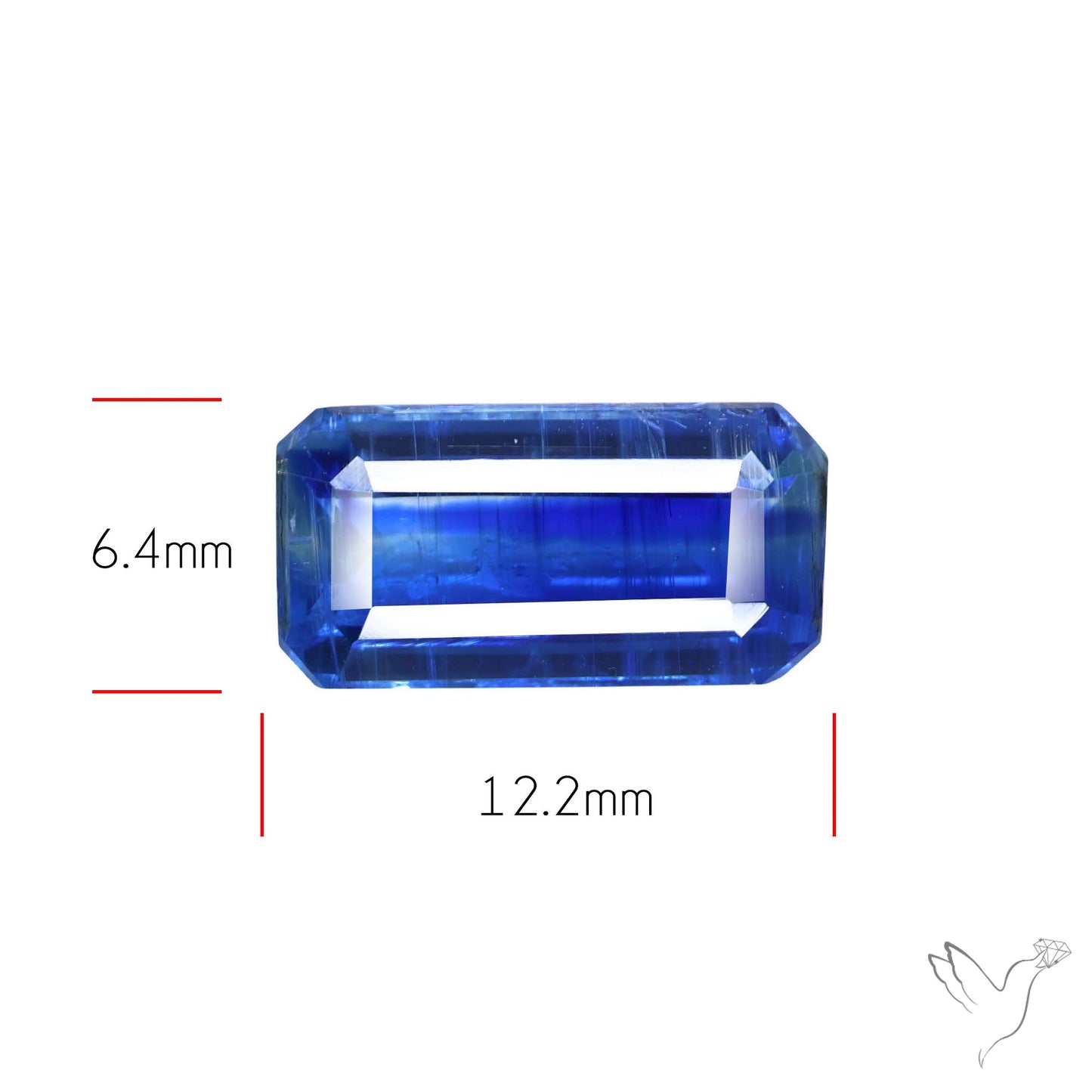 Blue Kyanite Faceted Fine Gemstone