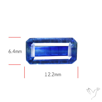 Blue Kyanite Faceted Fine Gemstone