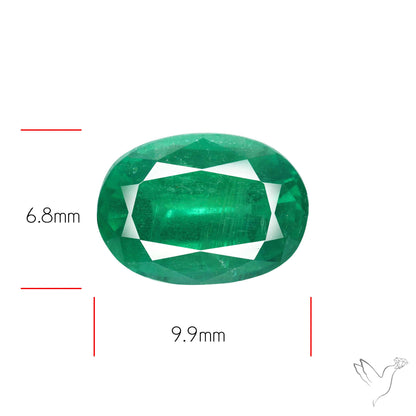 Deep Green Kyanite Faceted Fine Gemstone