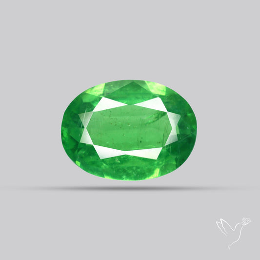 Deep Green Kyanite Faceted Fine Gemstone