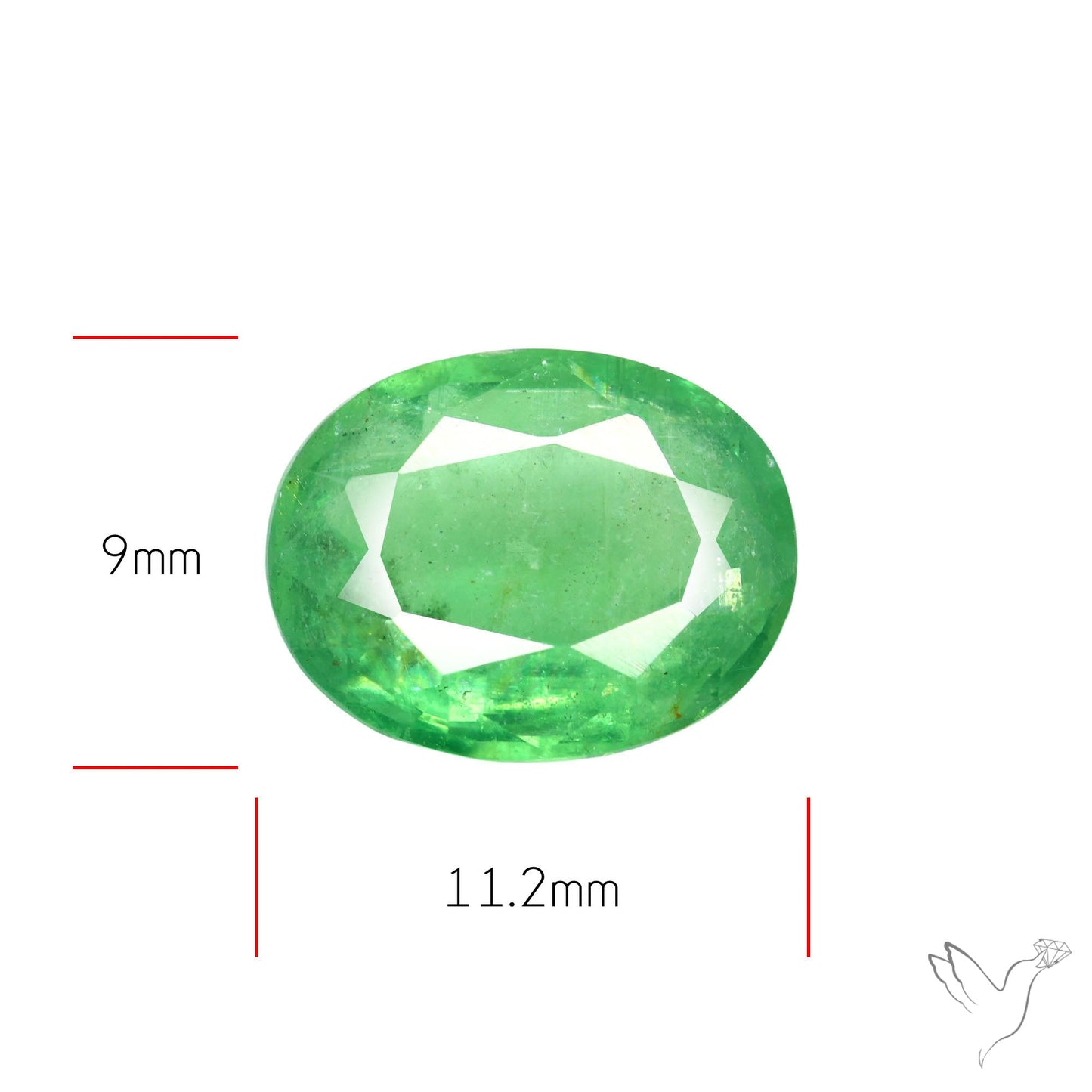 Deep Green Kyanite Faceted Fine Gemstone