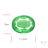 Deep Green Kyanite Faceted Fine Gemstone