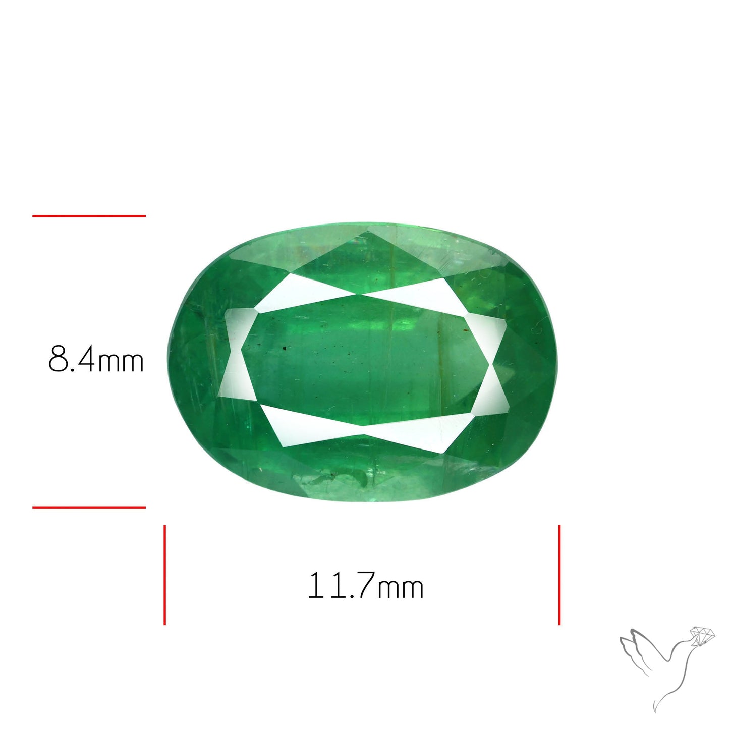 Deep Green Kyanite Faceted Fine Gemstone