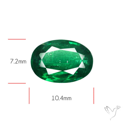 Deep Green Kyanite Faceted Fine Gemstone